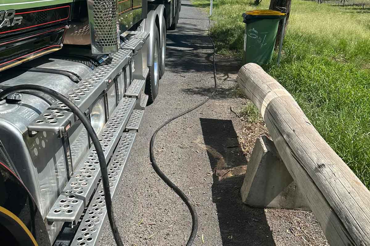 Truck fuel theft incident near Gilgandra NSW